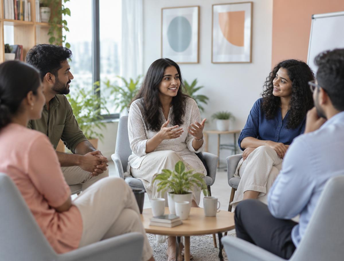 Interactive corporate and school wellbeing workshop session